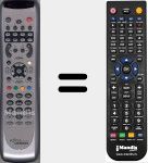 Replacement remote control for RC145530200