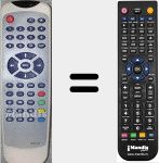 Replacement remote control for K20A-C2