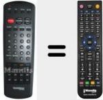 Replacement remote control for 105228G