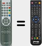 Replacement remote control for LT 220 HD