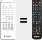 Replacement remote control for RCU7280