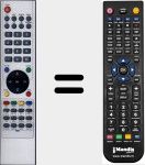 Replacement remote control for 08010909