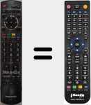 Replacement remote control for N2QAYB000114