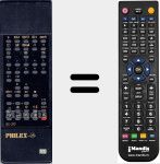 Replacement remote control for Philex001