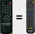 Replacement remote control for Phonola003