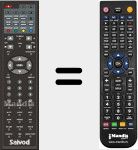 Replacement remote control for 198DIVXTDT