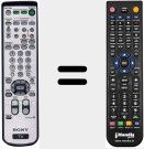 Replacement remote control for RM923Y (147720711)