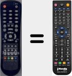 Replacement remote control for AL192C2