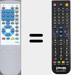 Replacement remote control for 24000JG
