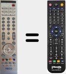 Replacement remote control for TL3212RMA1