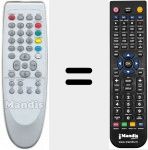 Replacement remote control for M362 (35884520)