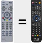 Replacement remote control for RCT311SF1G (36142930)