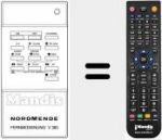 Replacement remote control for V 380 (272444)