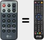 Replacement remote control for AKB35120904
