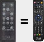 Replacement remote control for WIS026