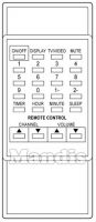 Original remote control MULTITECH REMCON133