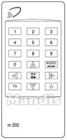 Original remote control FUBA RC202