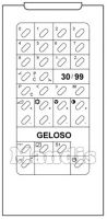 Original remote control GELOSO RCM30 99