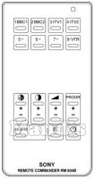 Original remote control SONY RM 604 B (A1009009A)