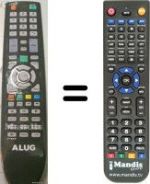 Replacement remote control ALUG XY-B01E