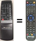 Replacement remote control Nakamichi RE-10