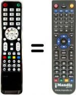 Replacement remote control CTS XYR-08