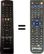Replacement remote control eLEDTV eLEDTV5
