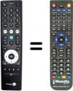 Replacement remote control BOUYGUES TELECOM BBOX