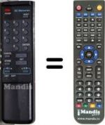 Replacement remote control SUPERJACK V-BOX II