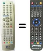 Replacement remote control LG SEC14629