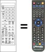 Replacement remote control Continental Edison SEC2442