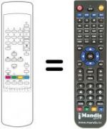 Replacement remote control Toshiba SEC2585
