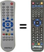 Replacement remote control SEC2870