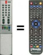 Replacement remote control Funai SEC0690