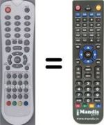 Replacement remote control Goodmans SEC15274