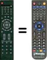 Replacement remote control WHV12322