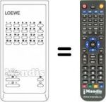 Replacement remote control SEC1433