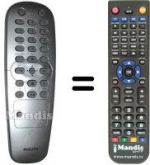 Replacement remote control Philips SEC0543