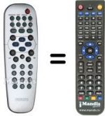 Replacement remote control SEC15782