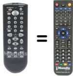Replacement remote control SEC2786