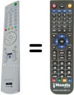 Replacement remote control SEC3389