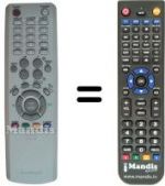 Replacement remote control SEC0607