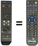 Replacement remote control SEC14522W