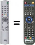 Replacement remote control SEC15742