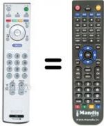 Replacement remote control Sony SEC15945