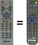 Replacement remote control Axil SEC15488W