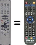 Replacement remote control Axil SEC15741W
