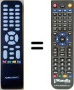 Replacement remote control Grundig SEC14055W