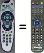 Replacement remote control WHV15177W
