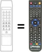 Replacement remote control Bigston CTV 140